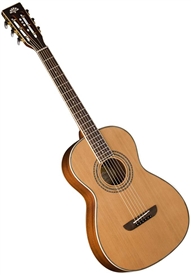 Washburn WP11SNS Solid Cedar Top Parlor Acoustic Guitar